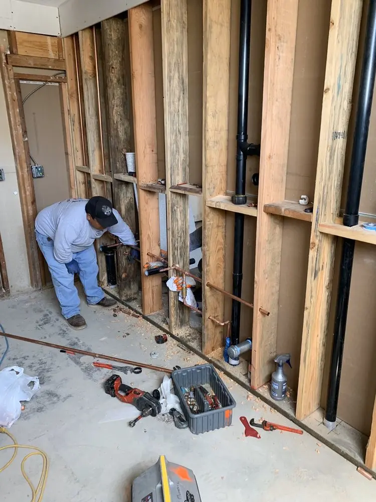 Commercial rough-in plumbing for Water Heater Replacement in Los Gatos